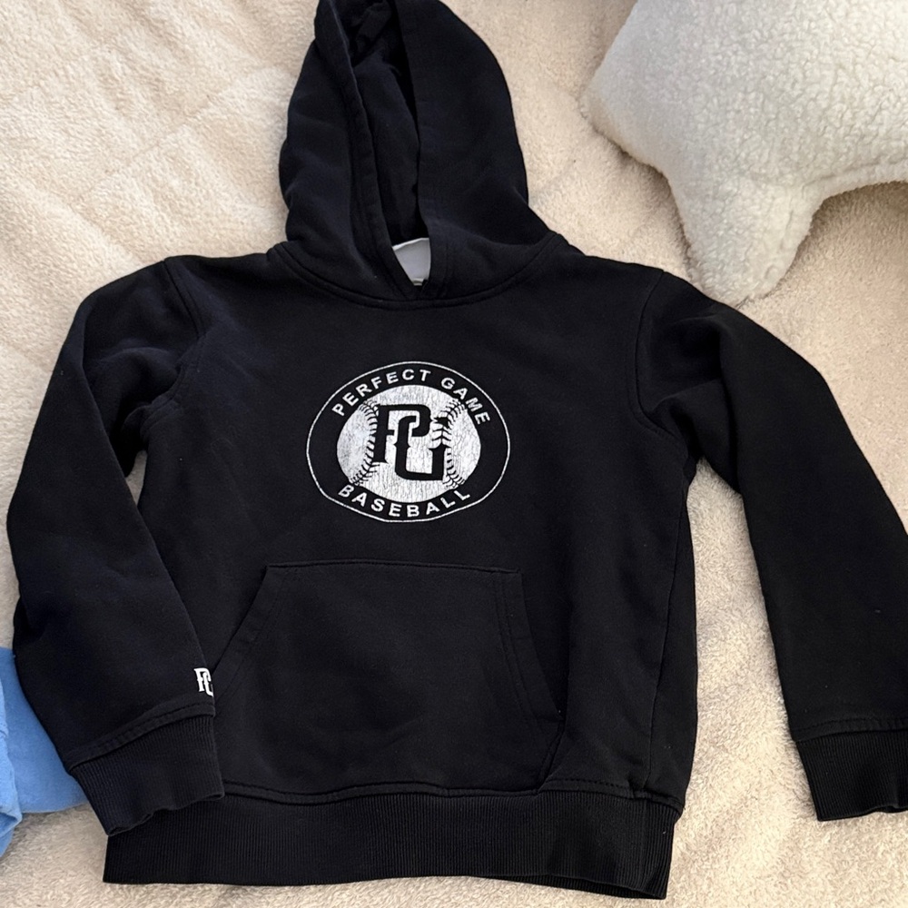 Authentic Perfect Game Kids Black Hoodie